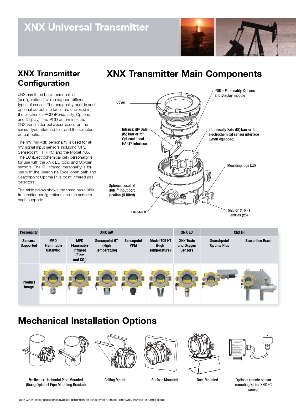 霍尼韦尔（Honeywell） XNX 通用变送器